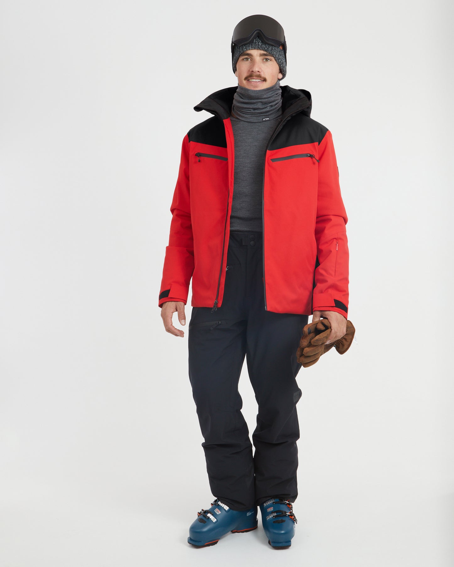 Quantum Mens Snow Jacket Crimson Red