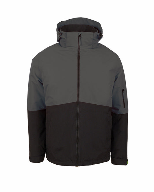 PLUS SIZE Unisex Rental Snow Jacket Black Charcoal