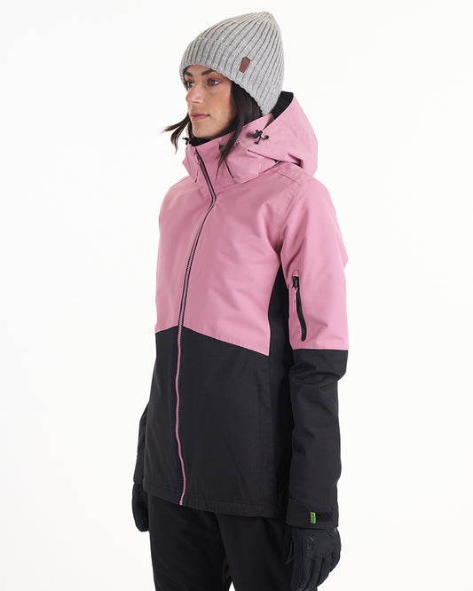 PLUS SIZE Rental Snow Jacket Dusty Rose