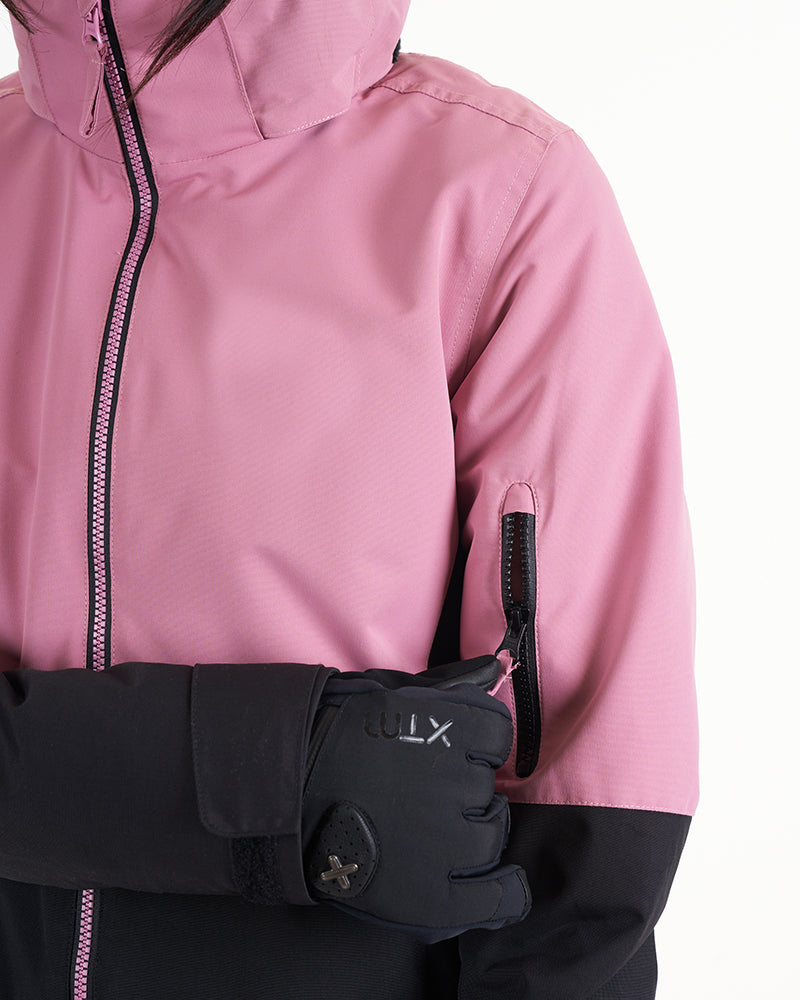 PLUS SIZE Rental Snow Jacket Dusty Rose