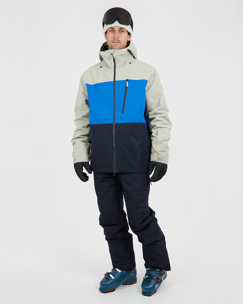 Traverse III Mens Snow Jacket Stone Grey